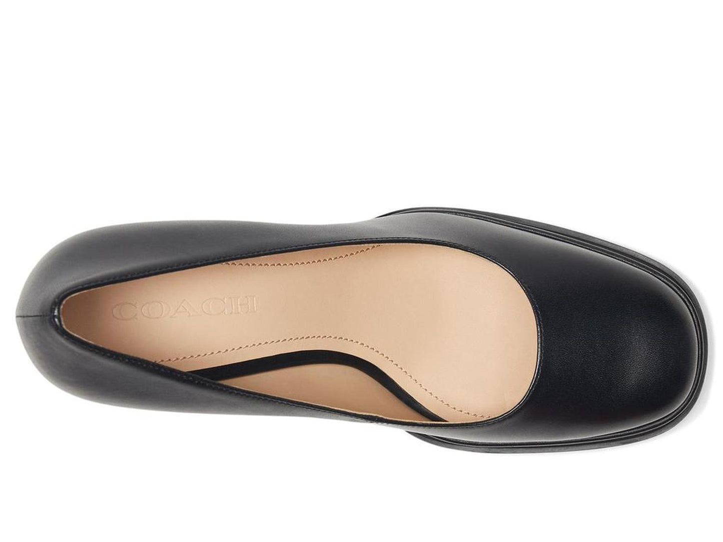 Sculpted C Leather Pumps