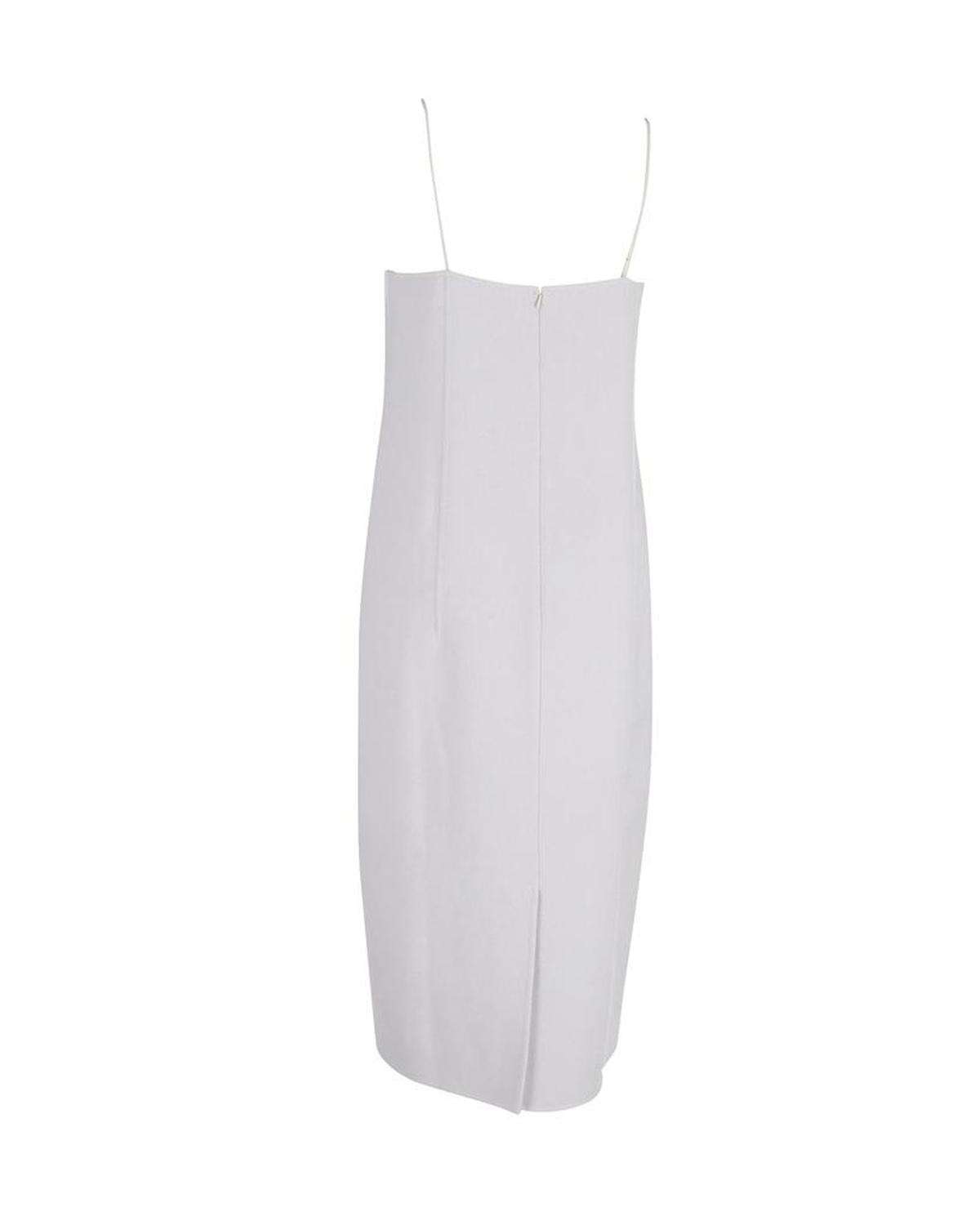 Max Mara Slip Dress in Grey Wool