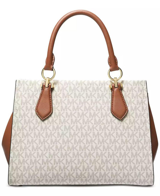 Logo Marilyn Medium Stripe Satchel