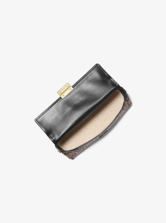 Ludlow Small Cheetah Print Calf Hair Convertible Pochette