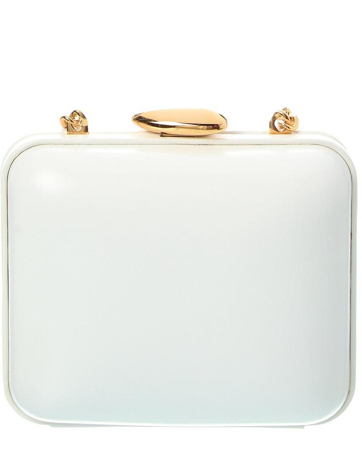 Collection Leather Mini Box Minaudiere