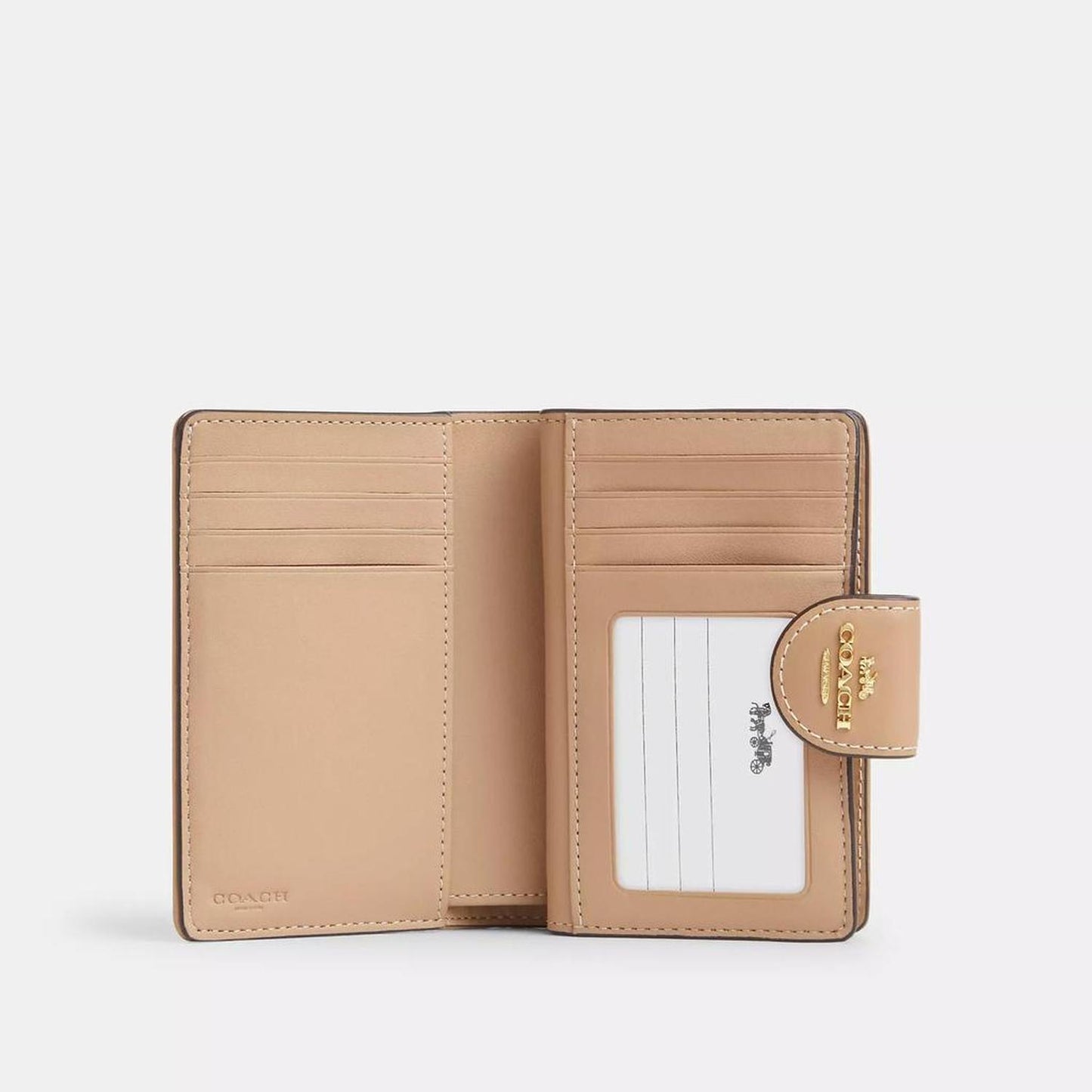 Medium Corner Zip Wallet With Signature Canvas