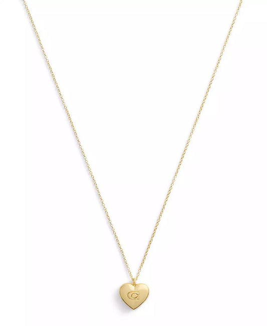 Signature Puffy Heart Pendant Necklace