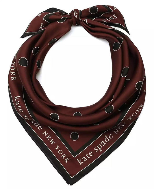 Downtown Dot Silk Square Scarf