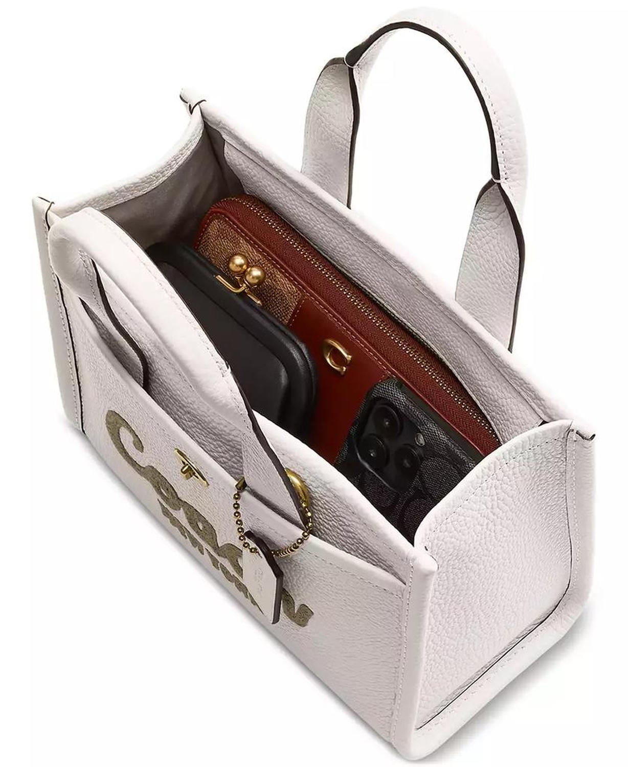 Cargo Pebbled Leather Tote Bag 26