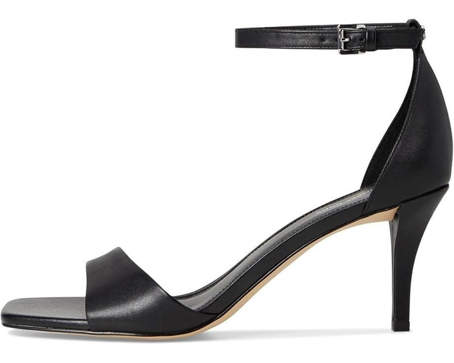 Jaida 40S5JDMS1L Sandals Women's Black Leather Ankle Strap VER412