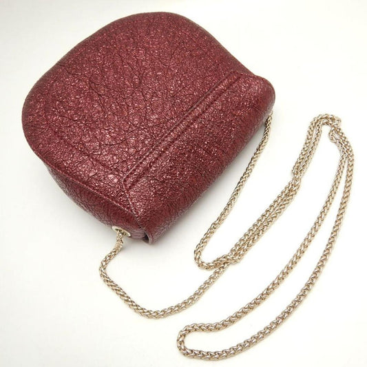 Metallic  Leather Shoulder Bag (Pre-Owned)