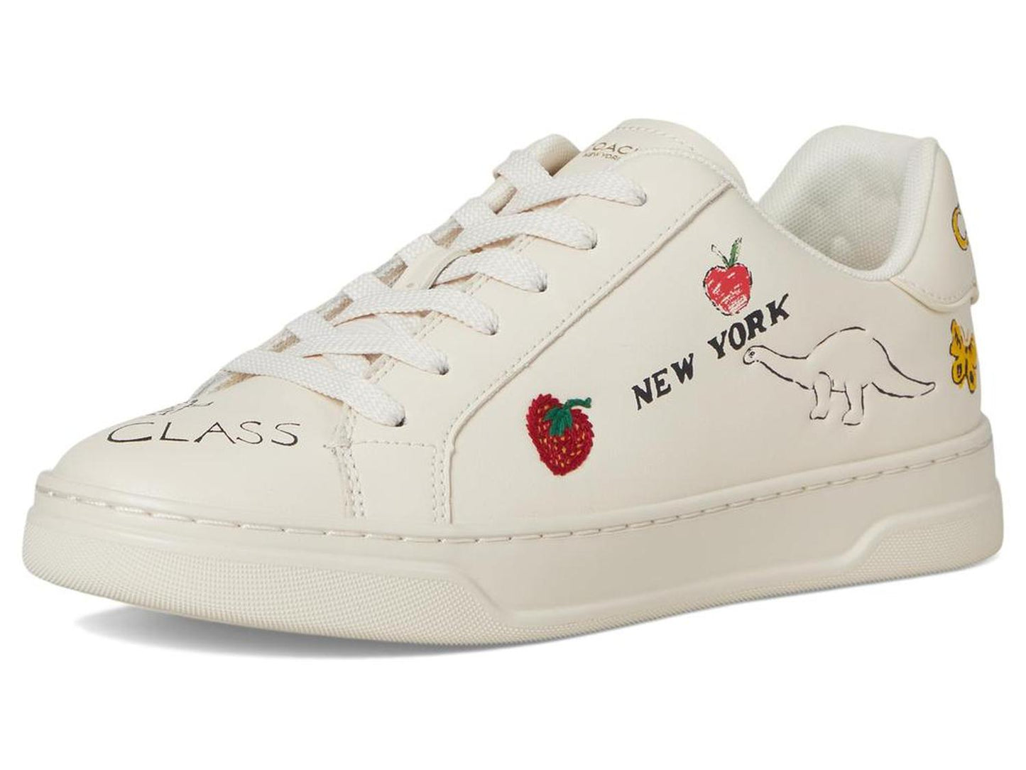 High Line Sneakers with Sketch Print
