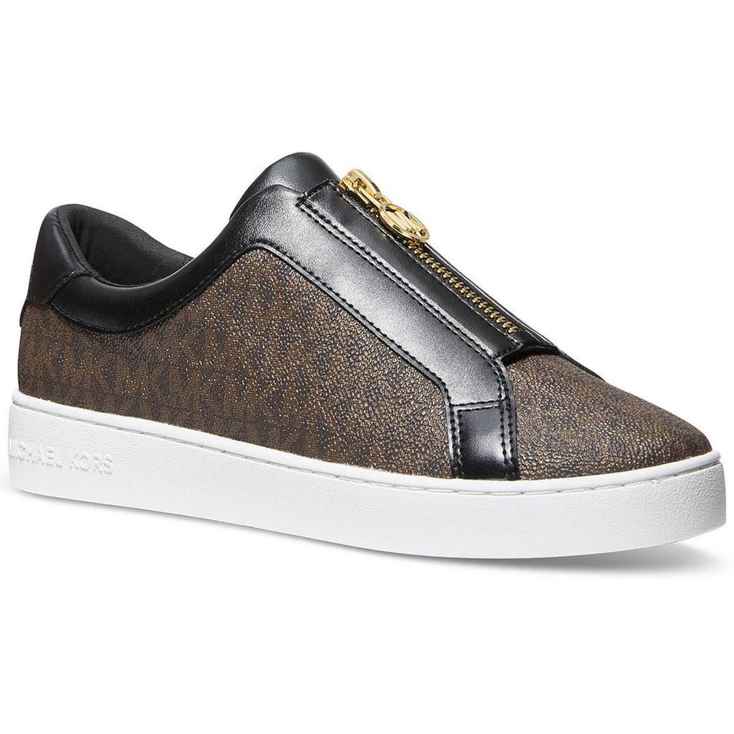 43R4KTFP2B Womens Zipper Manmade Slip-On Sneakers