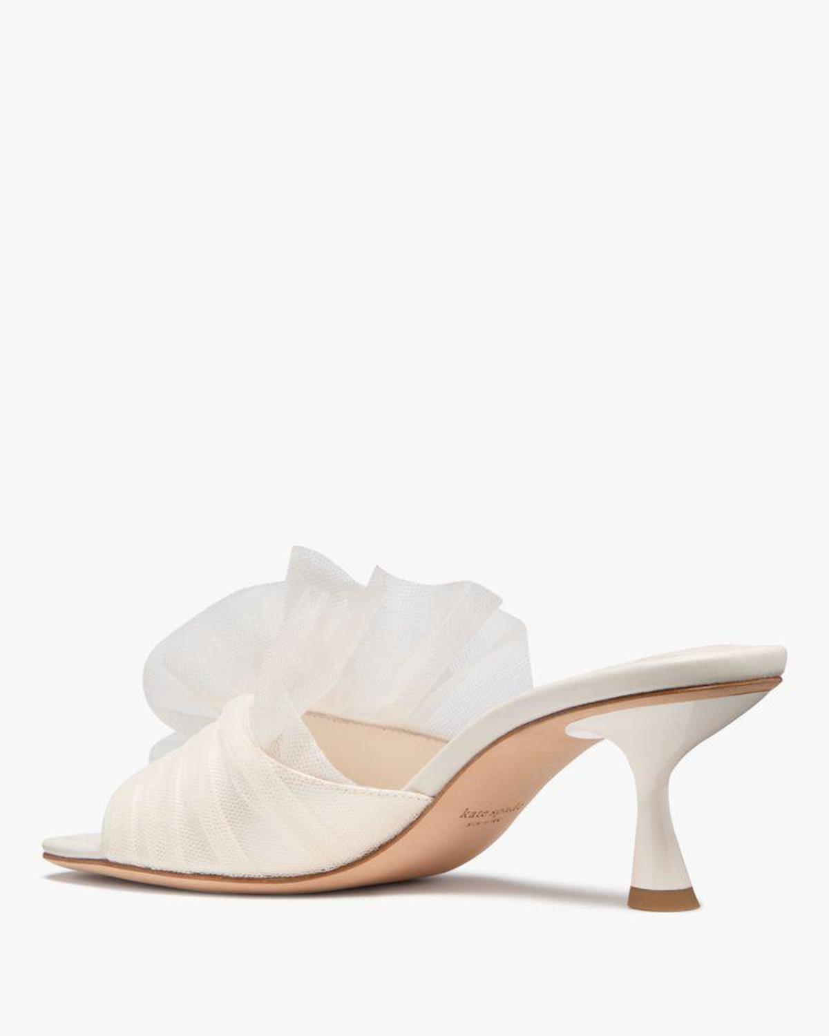 Flourish Tulle Heeled Sandals