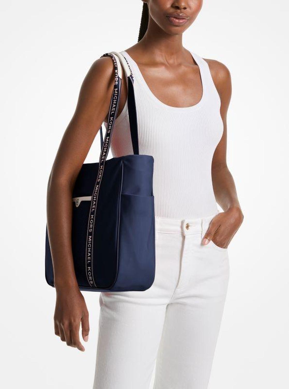 Jet Set Large Nylon Tote Bag