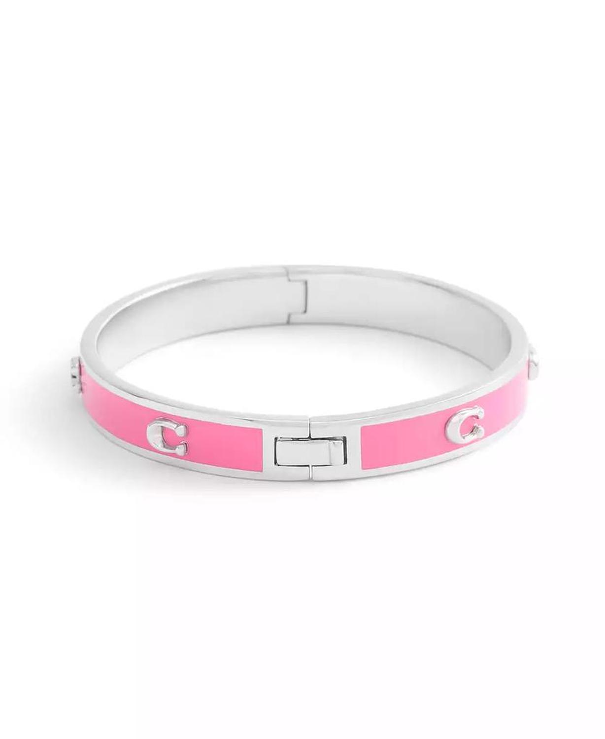 Signature C Enamel Bangle Bracelet