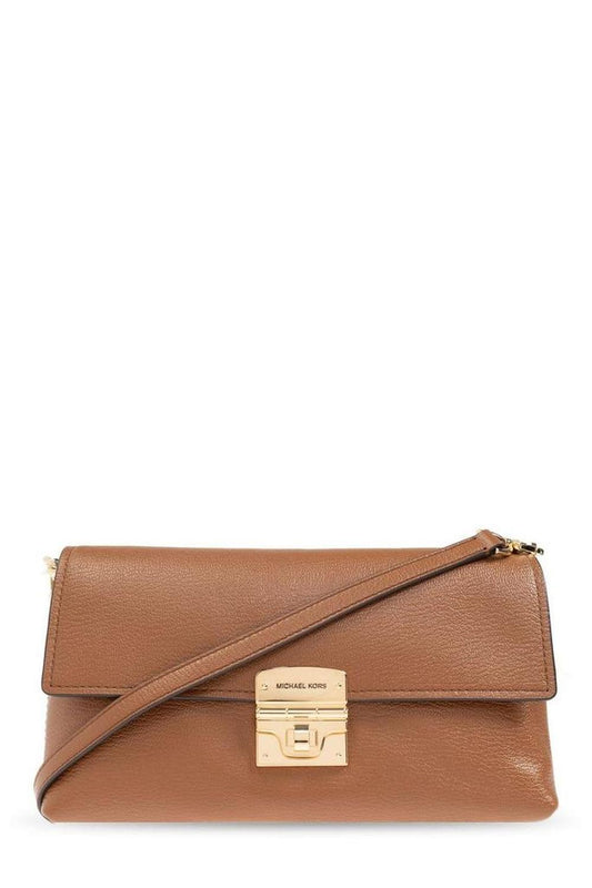 Michael Michael Kors Addie Medium Leather Convertible Shoulder Bag