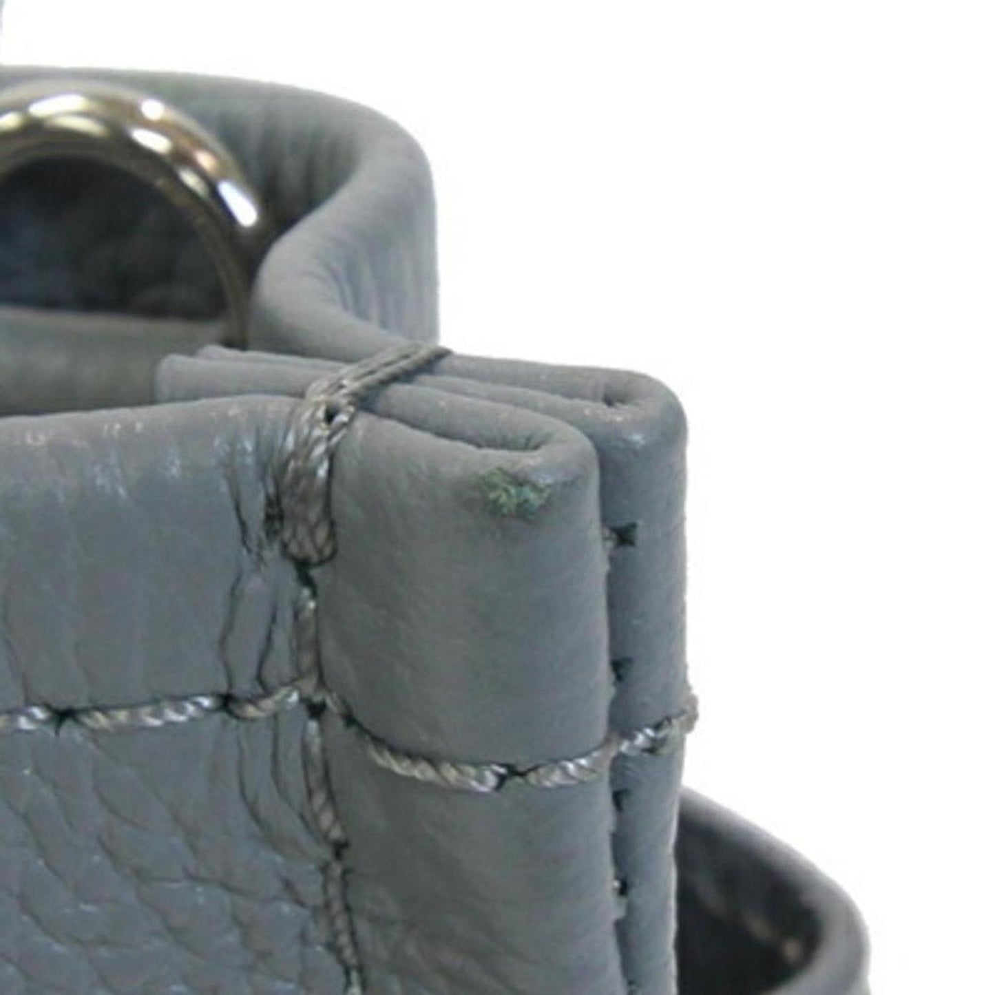 Leather Handbag Pochette (Pre-Owned)