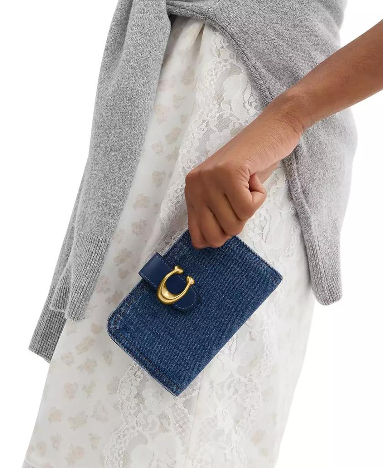 Washed Denim Tabby Wallet