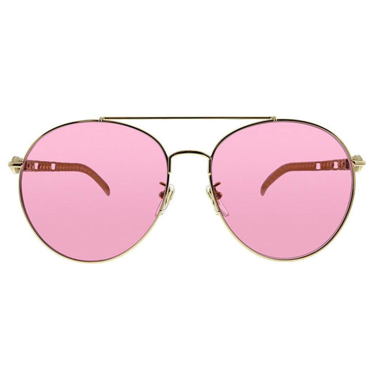 Gucci GG 0725S 003 Womens Pilot Sunglasses