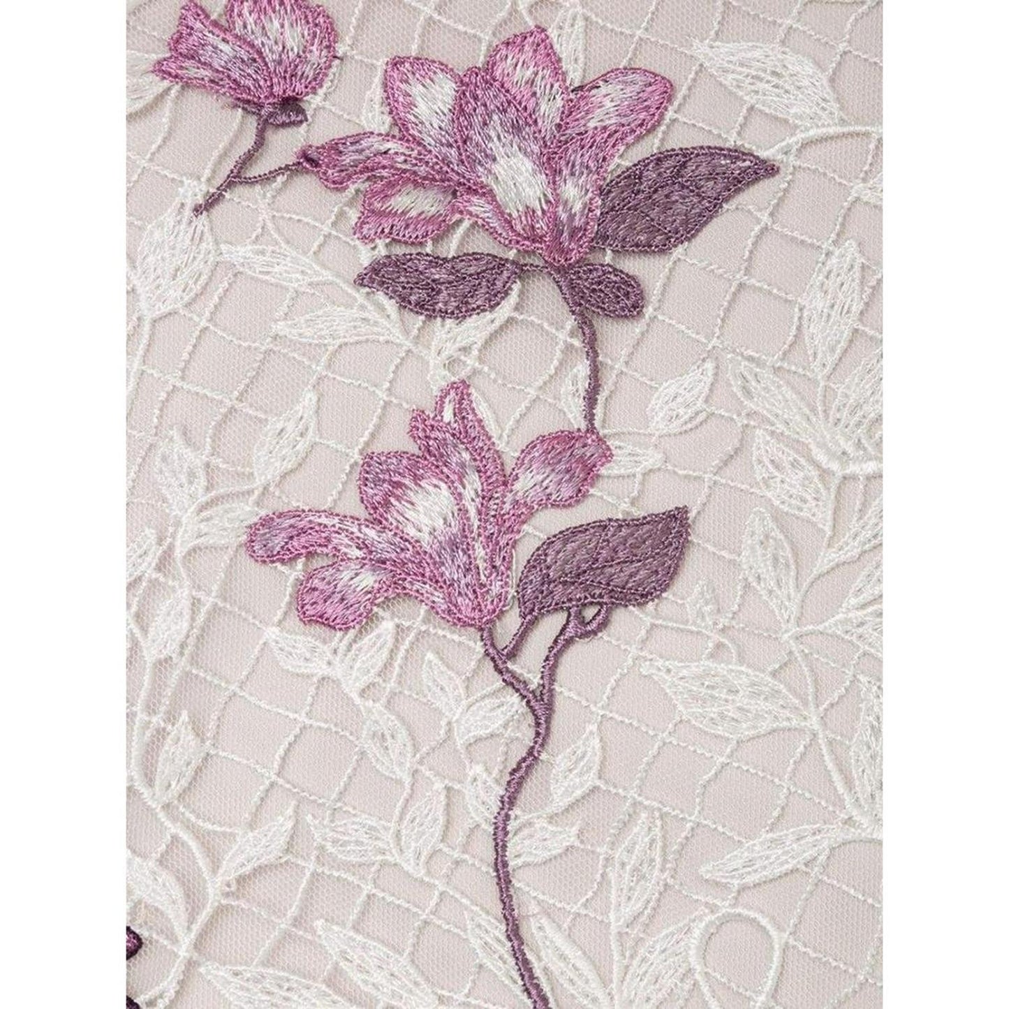 Sleeveless Floral Guipure Dress