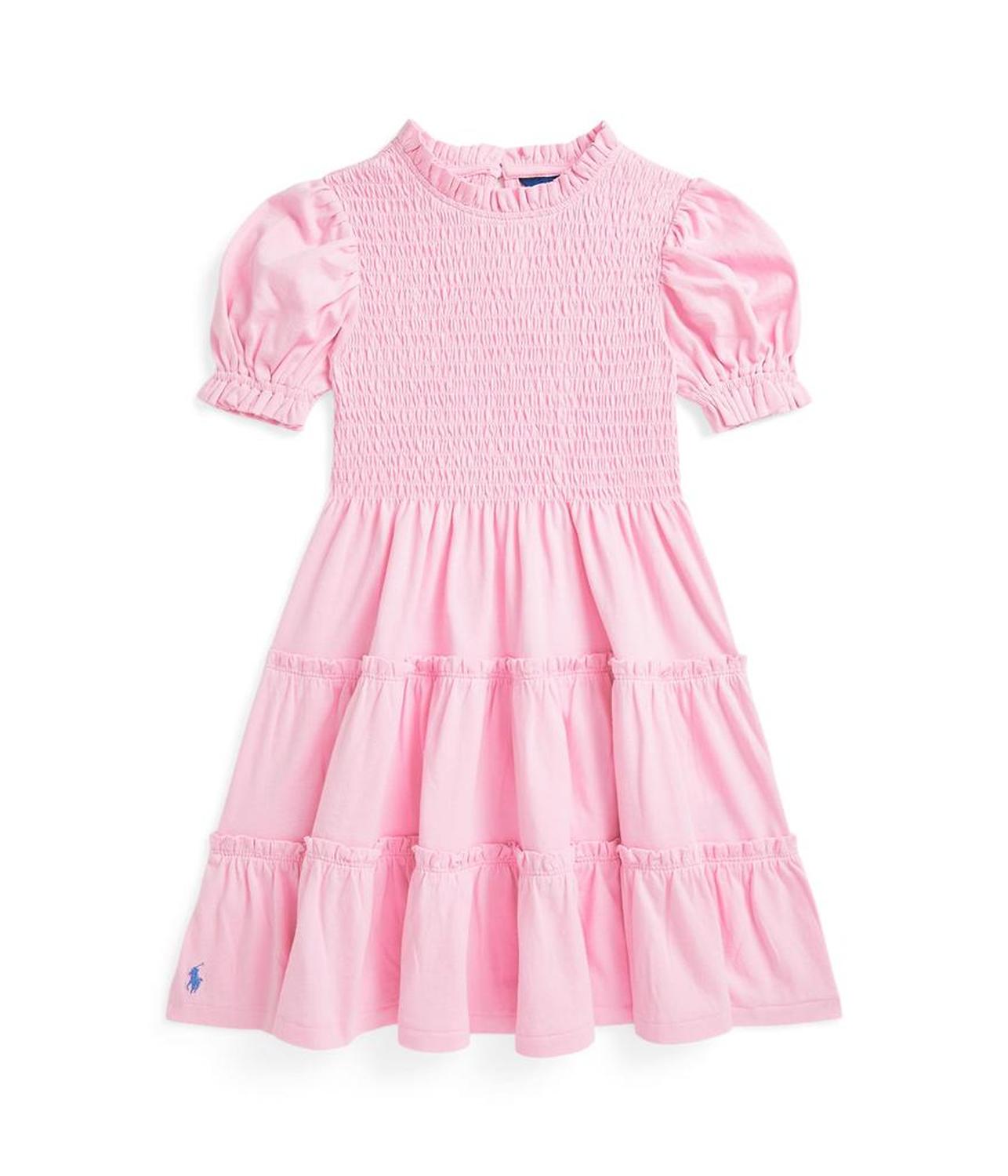 Smocked Cotton Jersey Dress (Toddler/Little Kid)