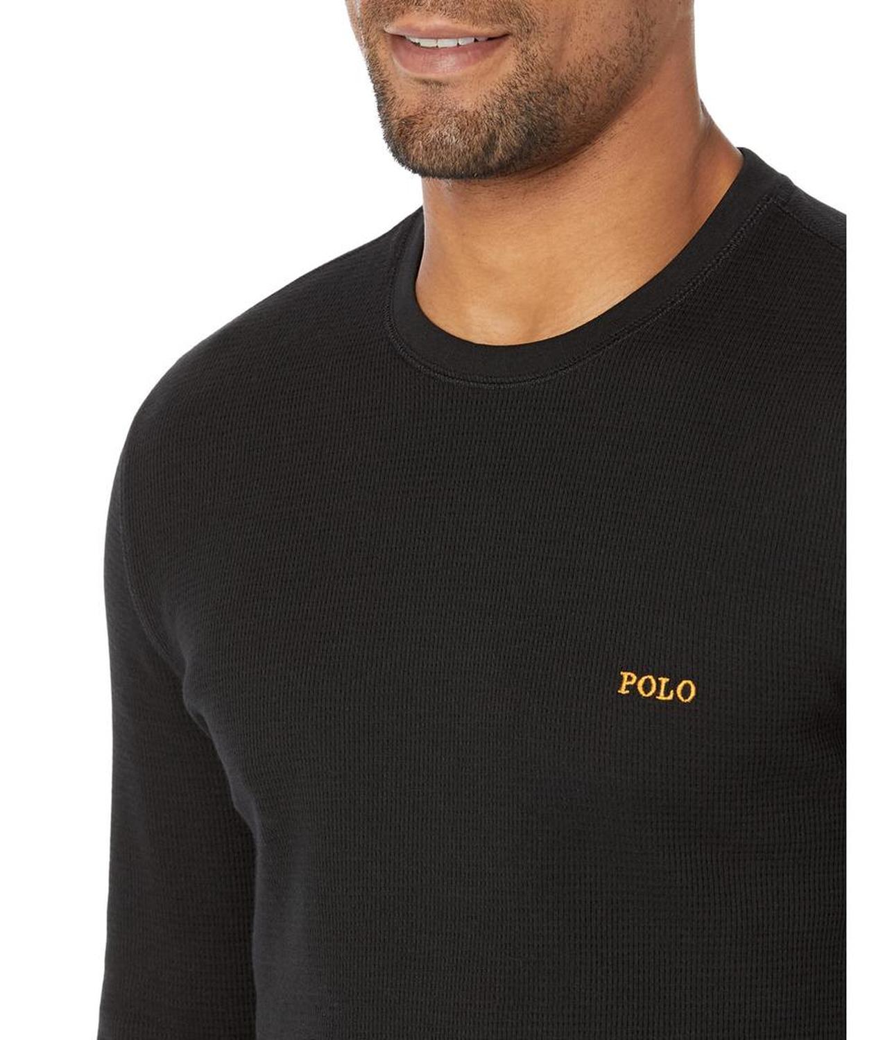 Waffle Long Sleeve Crew