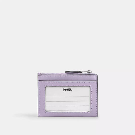 Mini Skinny Id Case With Floral Applique