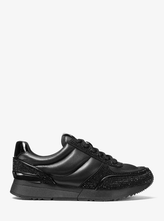 Andi Embellished Quilted Leather Trainer
