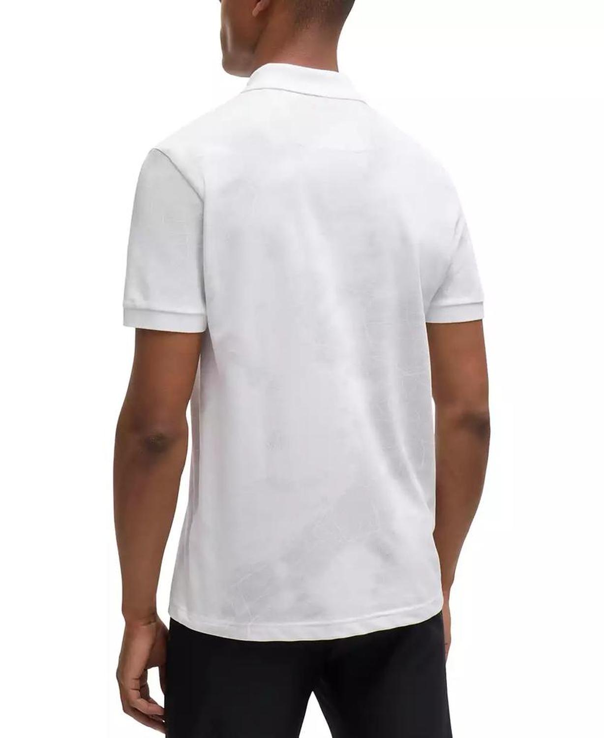 Men’s Reflective Print Polo