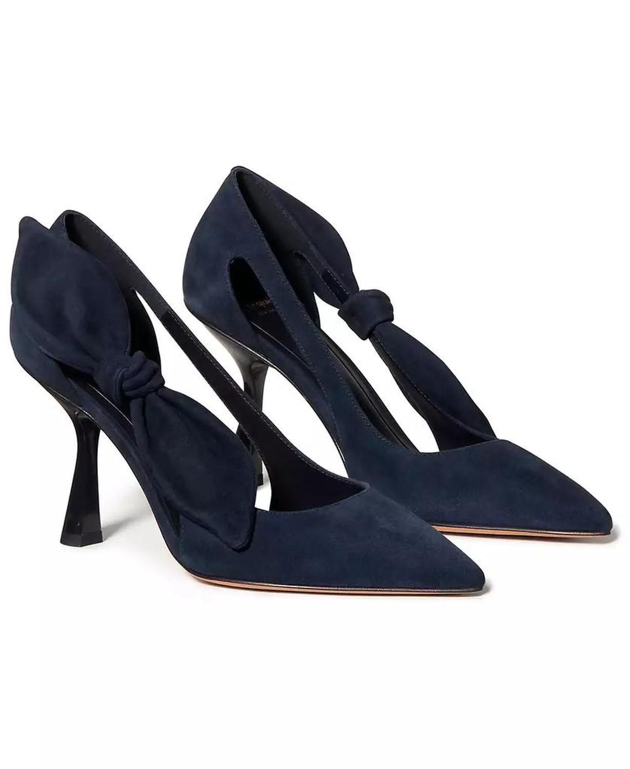 Women's Bunnie Suede Slip-On Pumps