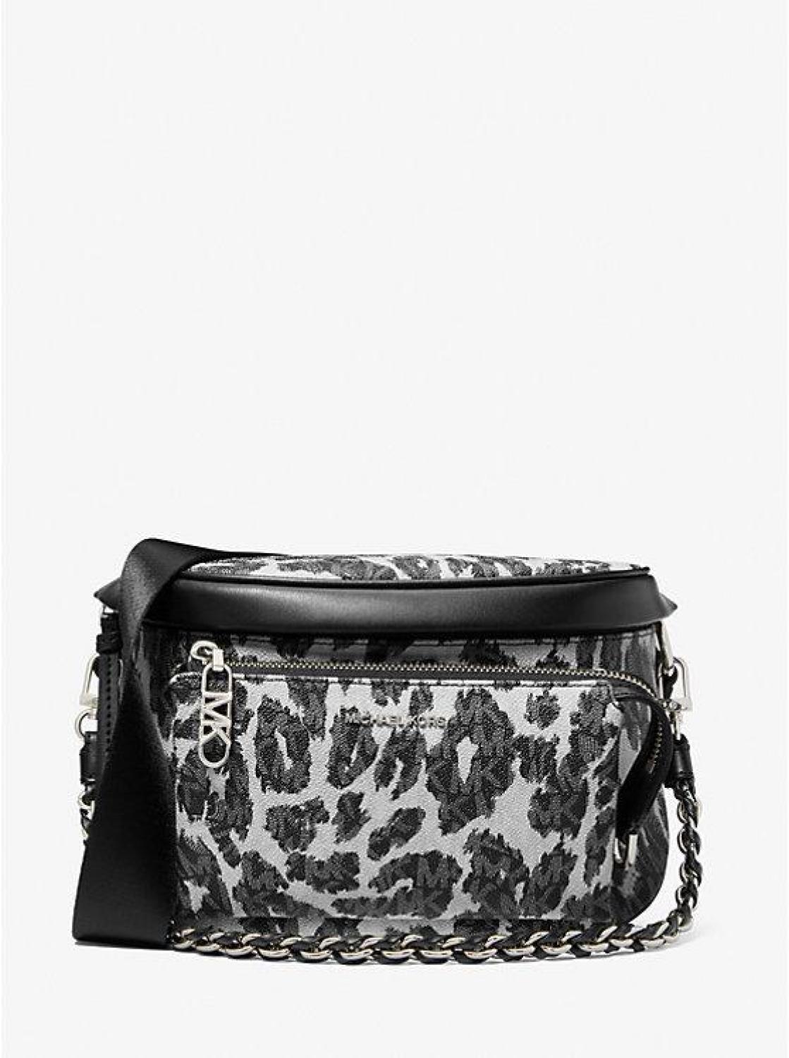 Slater Medium Leopard Logo Sling Pack