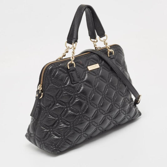 Kate Spade Quilted Shimmer Leather Astor Court Grace Bag