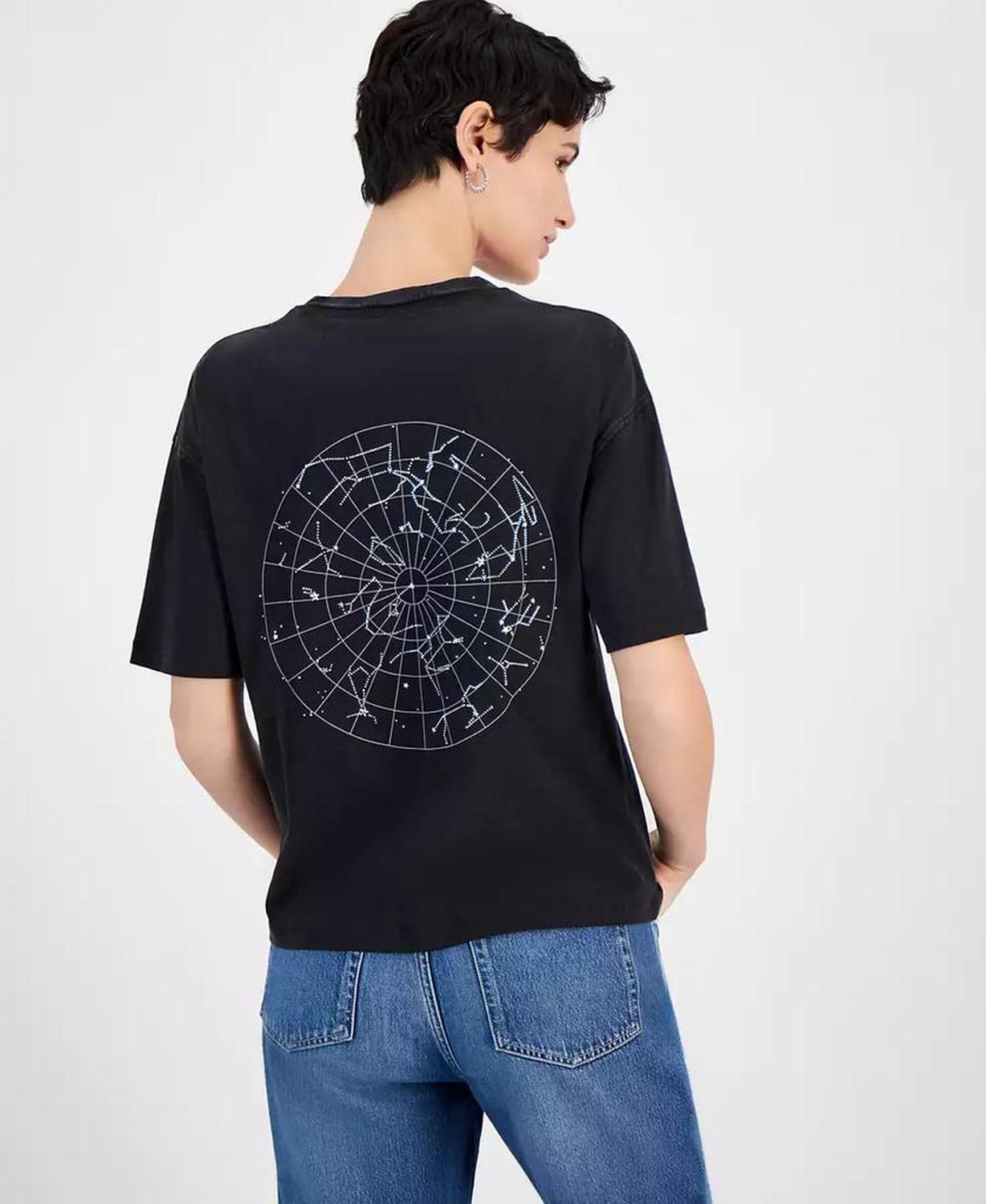 Women's Cotton Logo Relaxed Crewneck T-Shirt