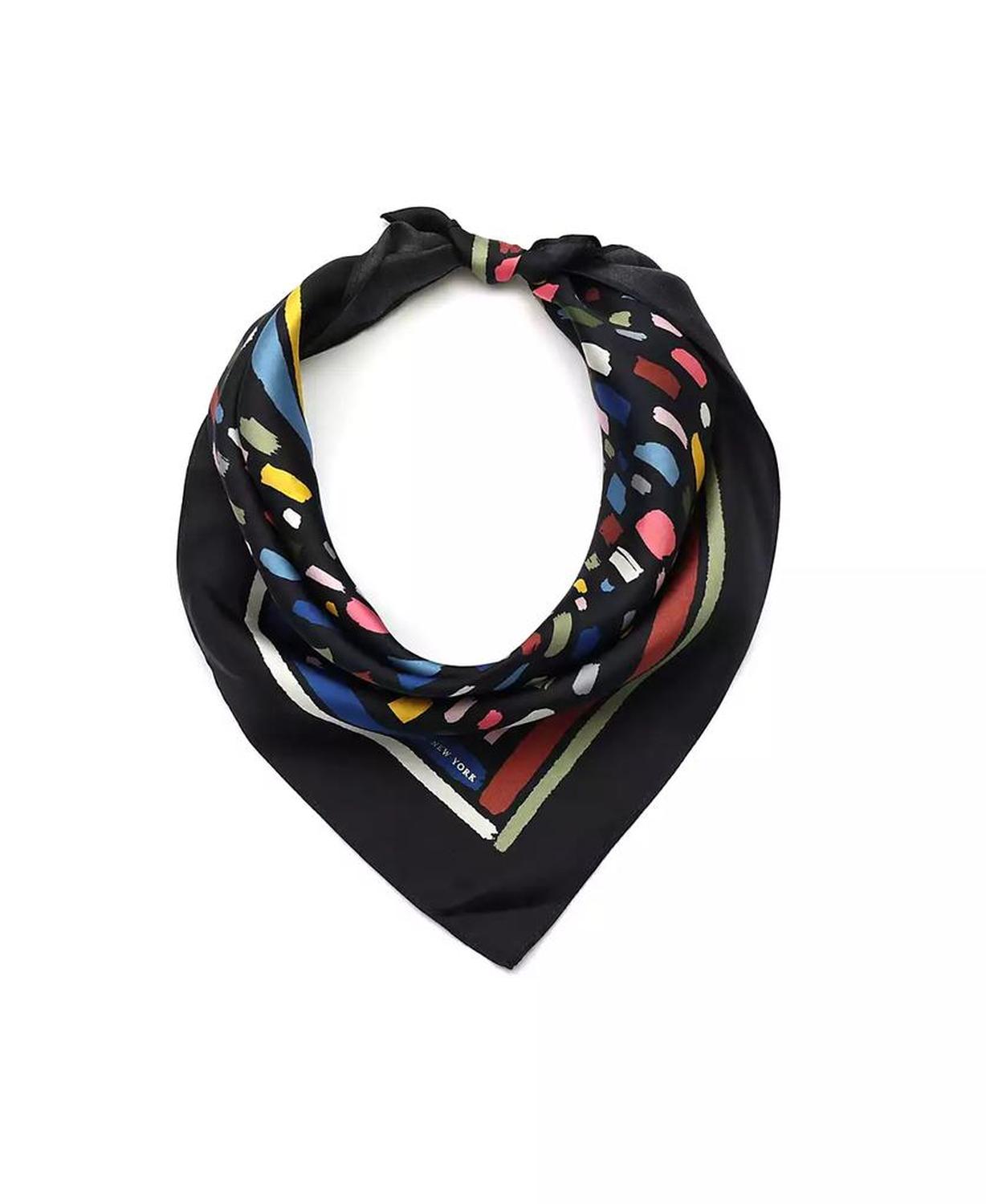Women's Painterly Strokes Bandana Scarf