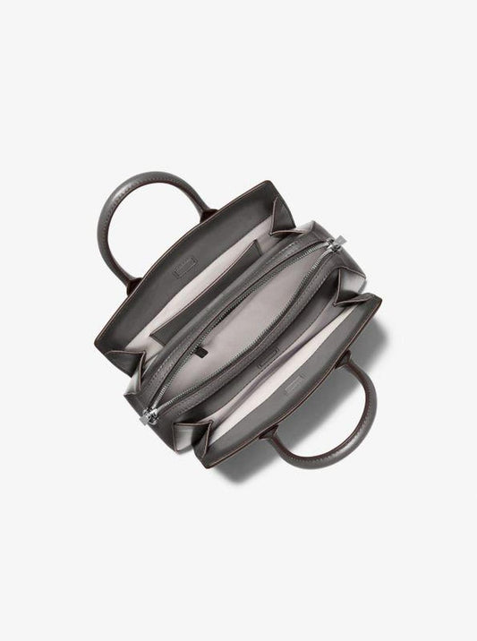 Laila Small Burnished Leather Satchel