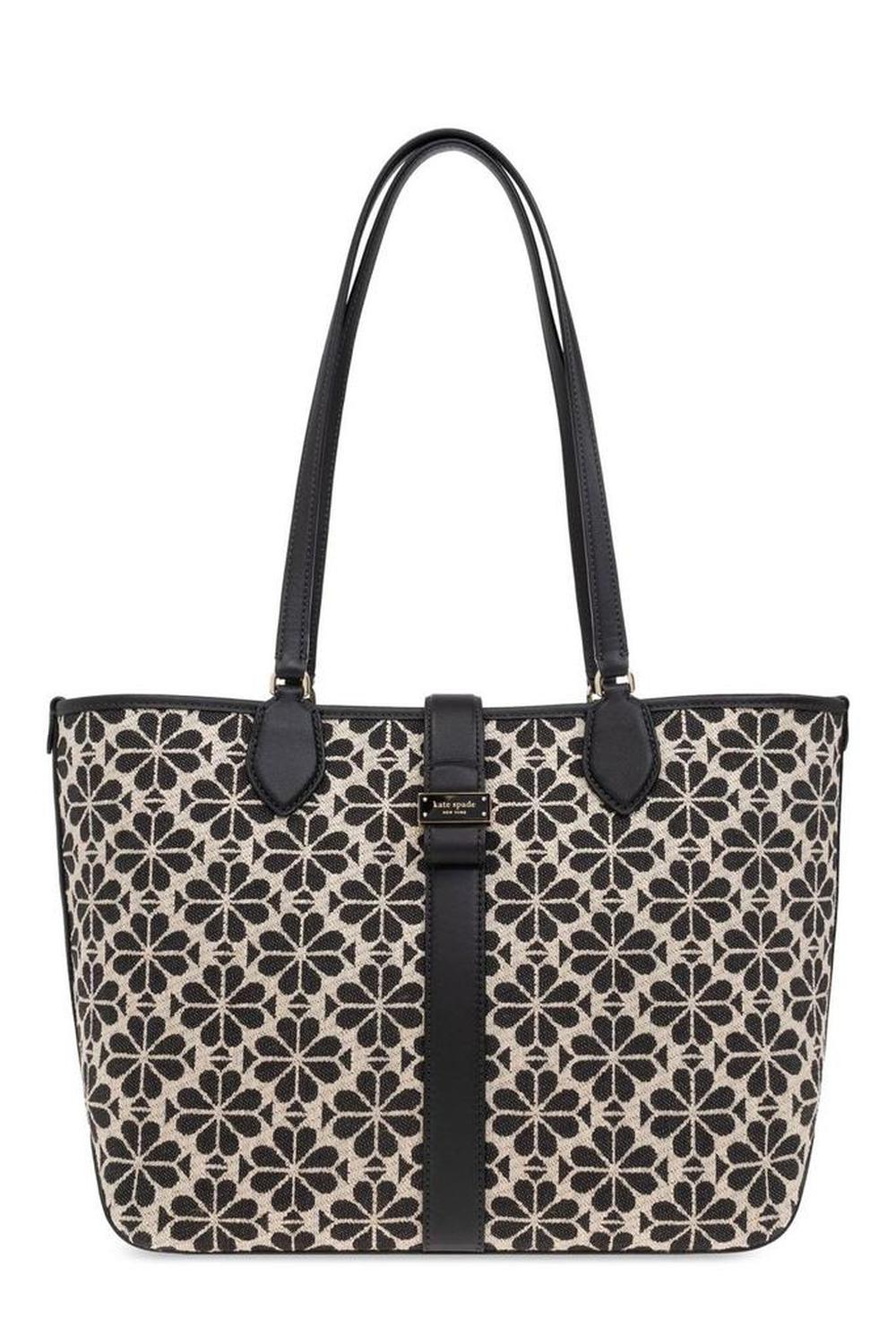 Kate Spade Spade Flower Jacquard Medium Open Tote Bag