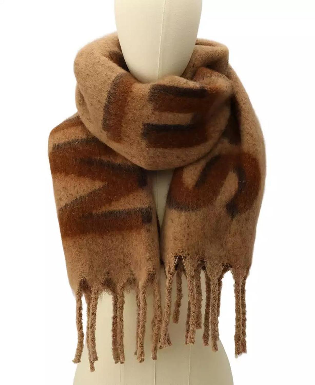 Shadow M Kors Logo Wrap Scarf