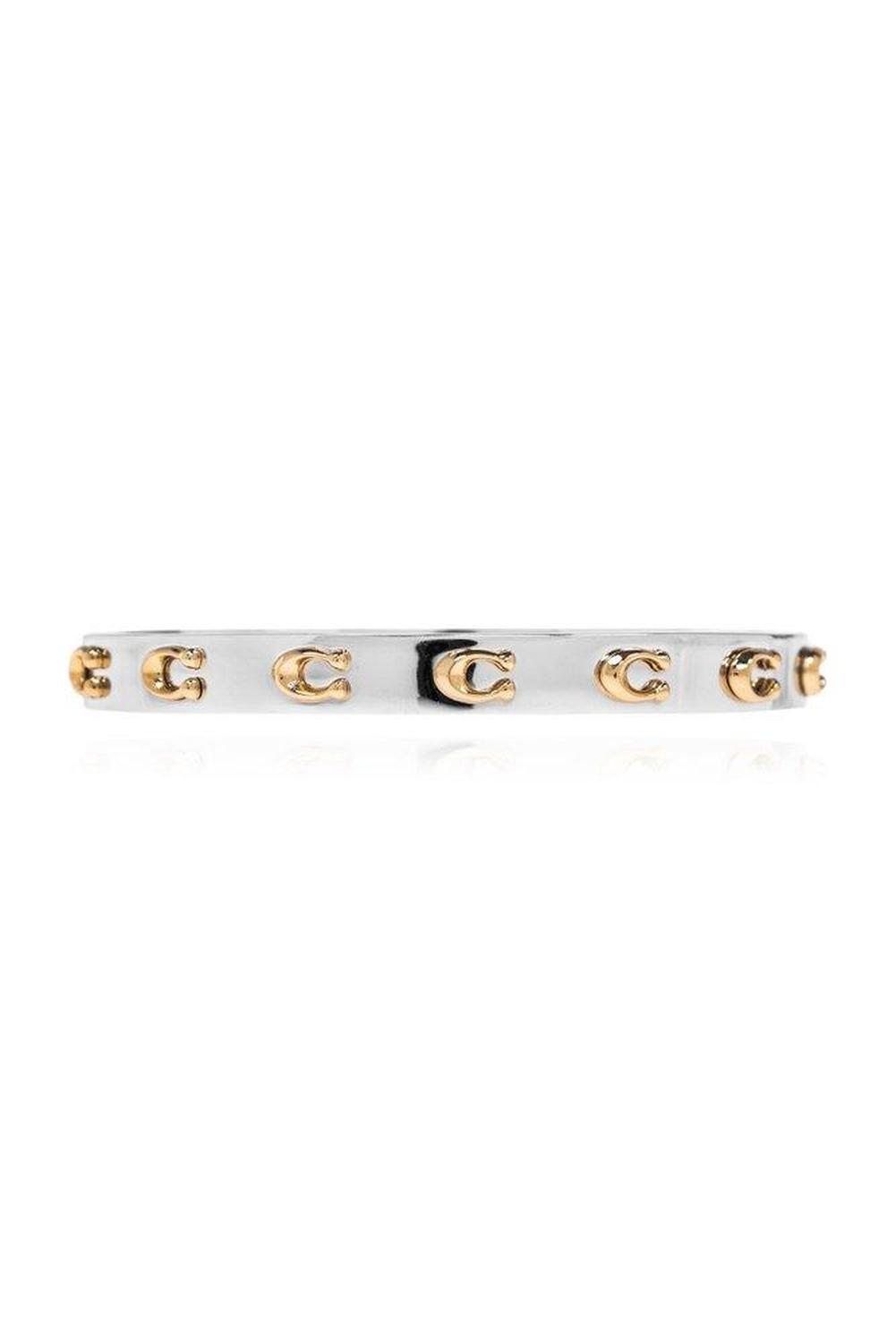 Coach Logo Plaque Detailed Bracelet