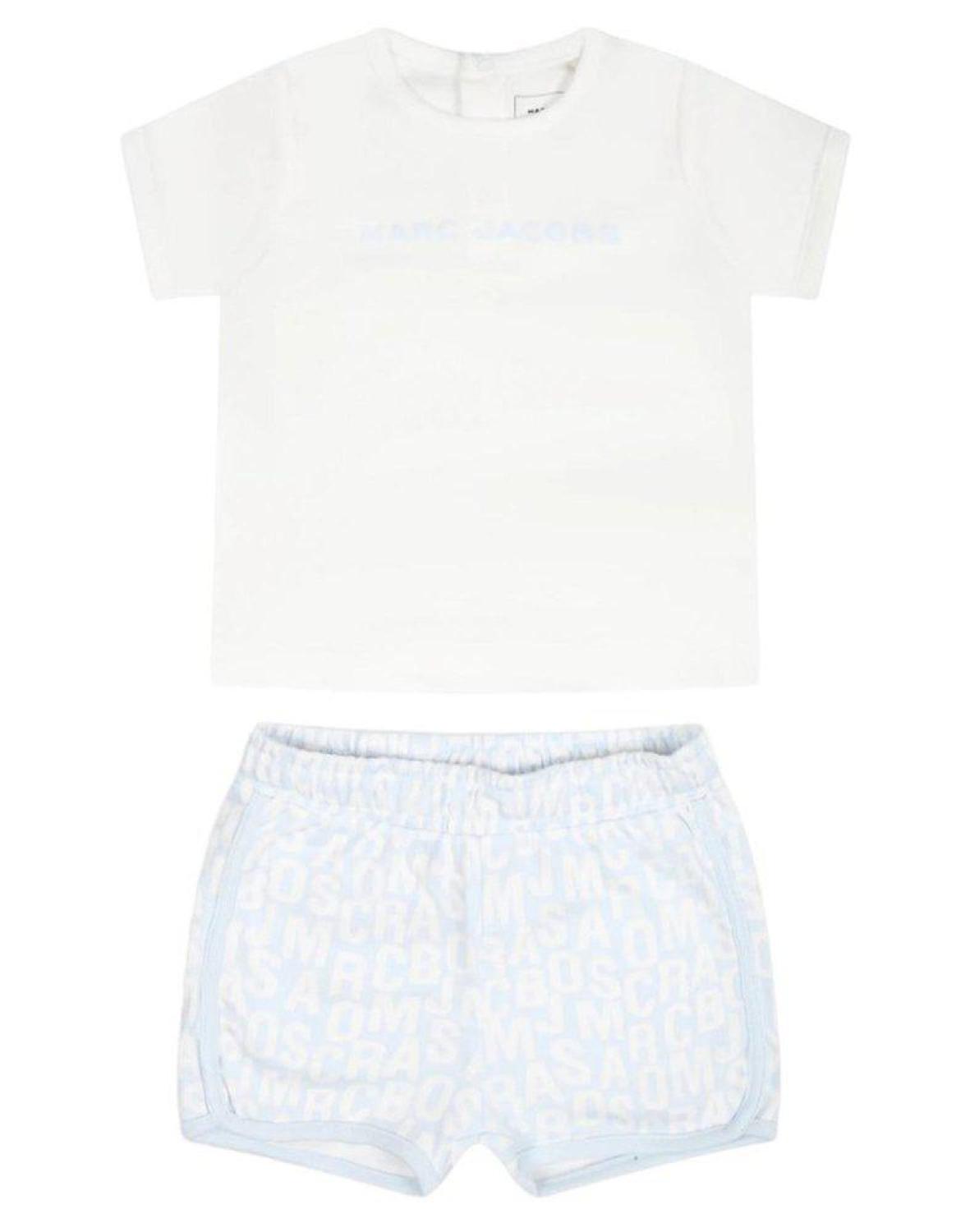 Marc Jacobs Kids Logo-Printed Crewneck Shorts Set