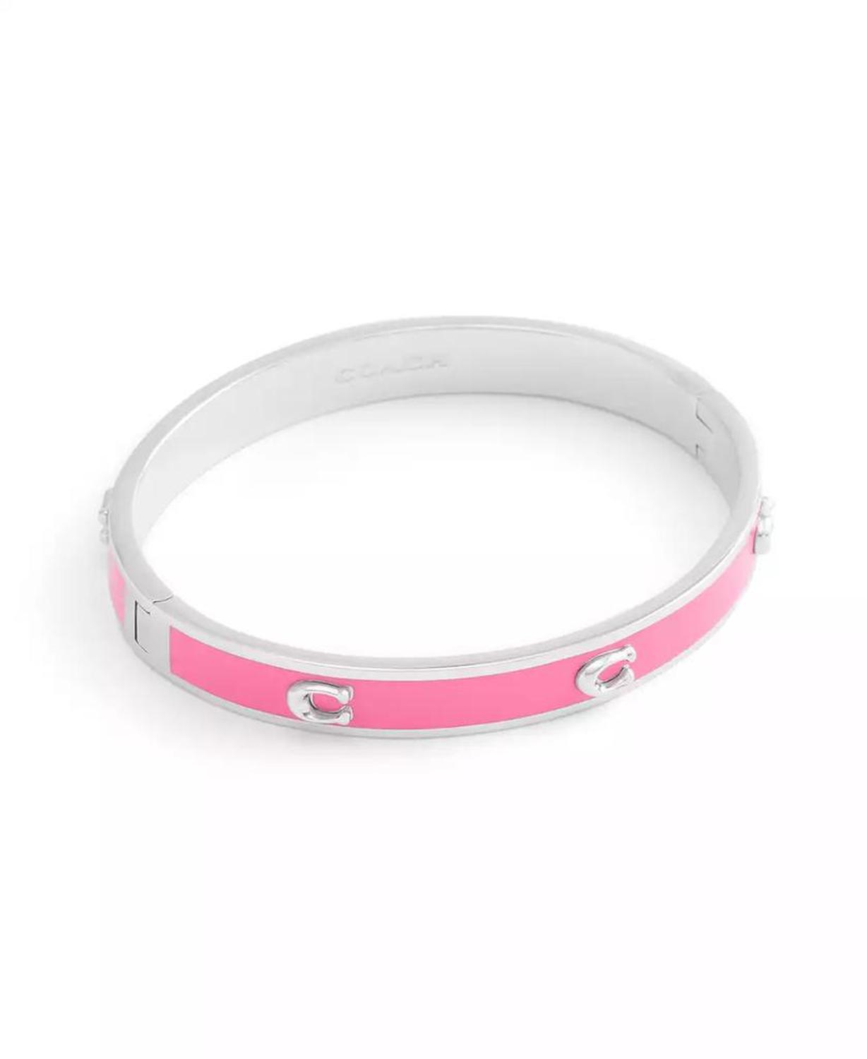 Signature C Enamel Bangle Bracelet