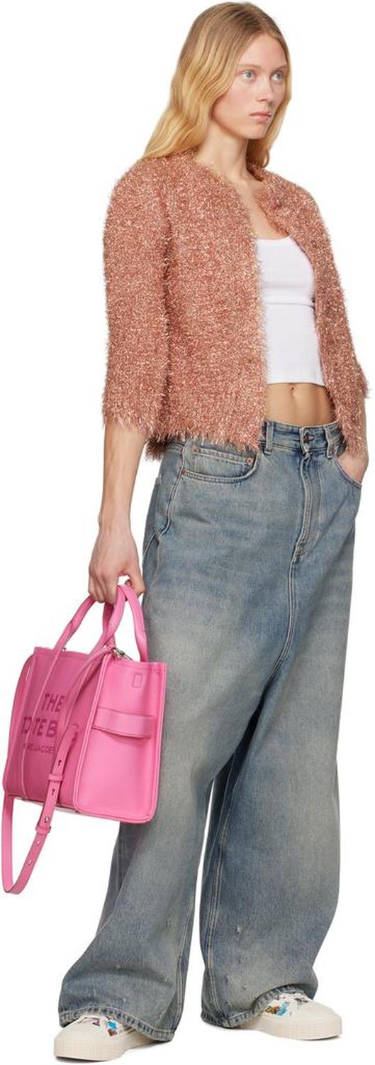 Pink 'The Leather Medium' Tote