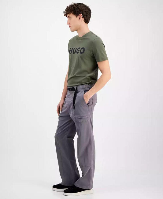 Men's Gunner Classic Fit Belted Casual Trousers