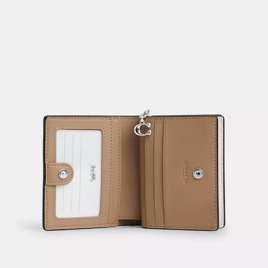 Cosmic Coach Snap Wallet With Rocket Print