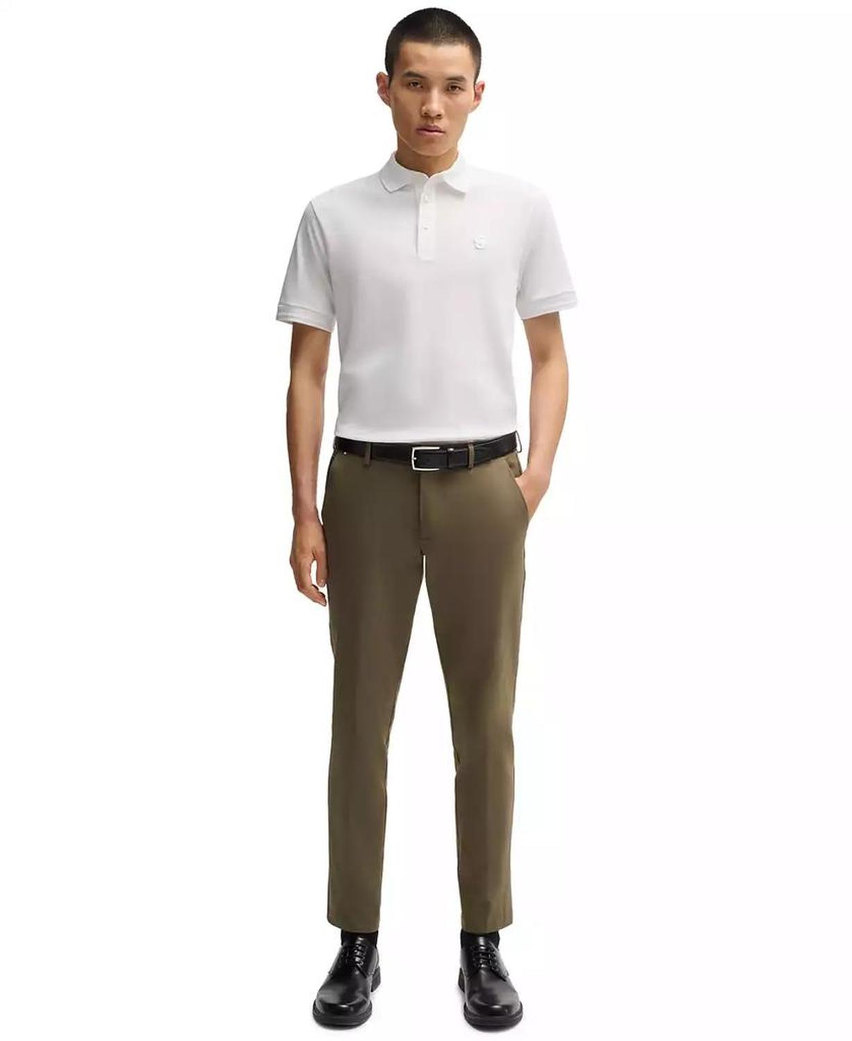 Men's Double B Monogram Regular-Fit Polo