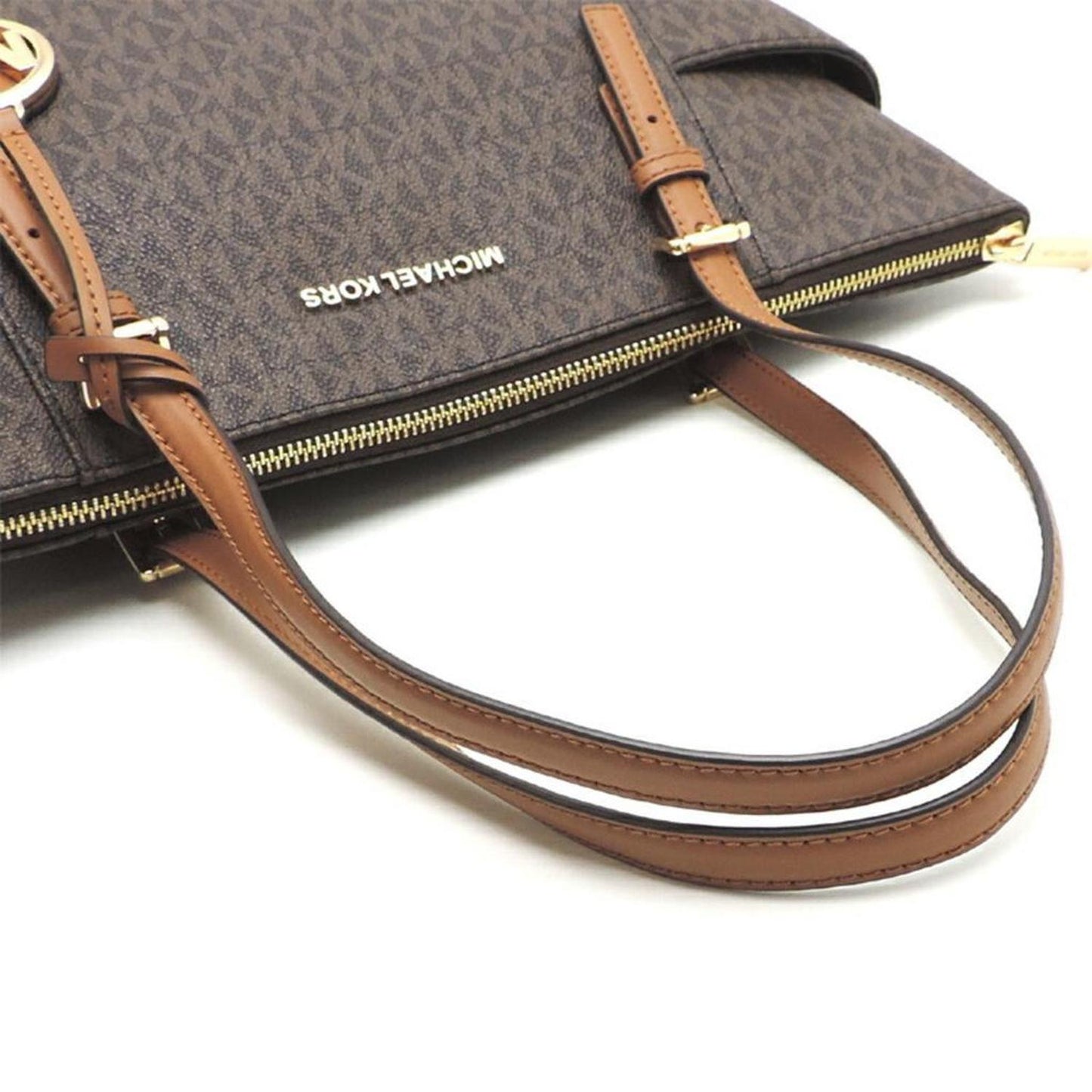 Coated Canvas Leather Tote Bag (Pre-Owned)