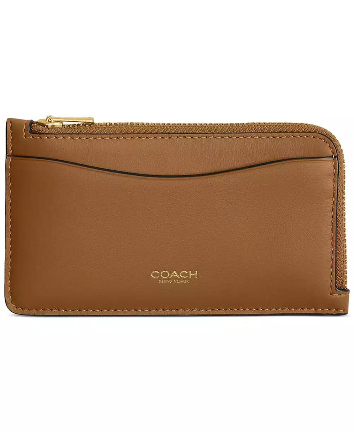 Essential New York Zip Leather Card Case