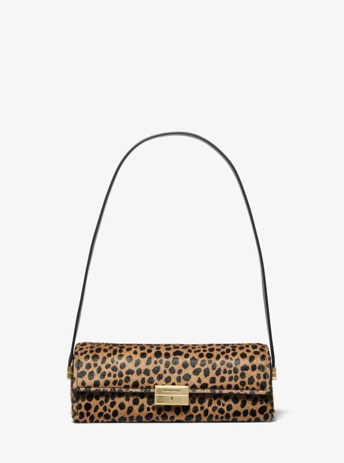 Ludlow Small Cheetah Print Calf Hair Convertible Pochette