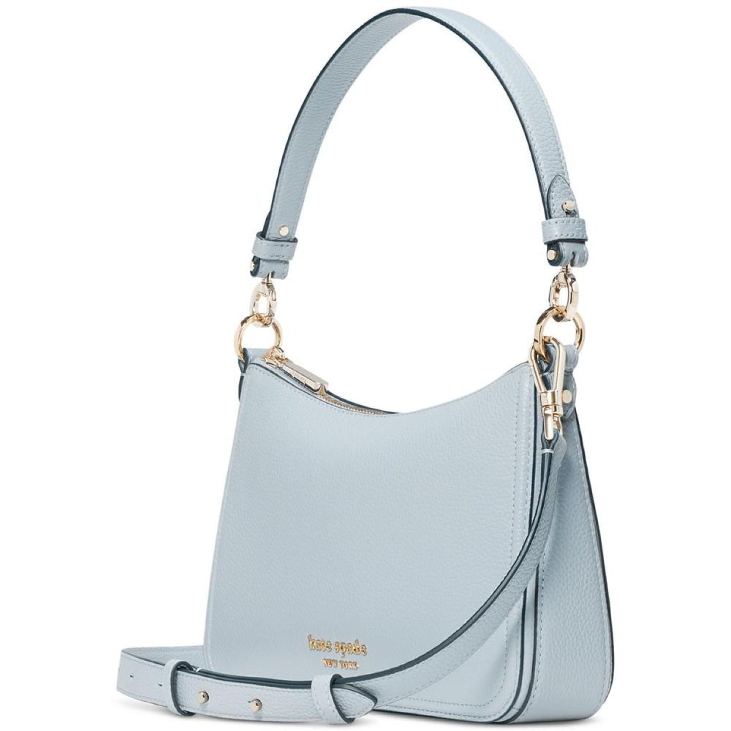 Hudson Pebbled Leather Medium Convertible Crossbody
