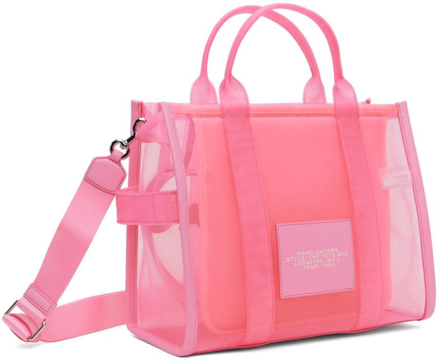 Pink 'The Mesh Medium' Tote