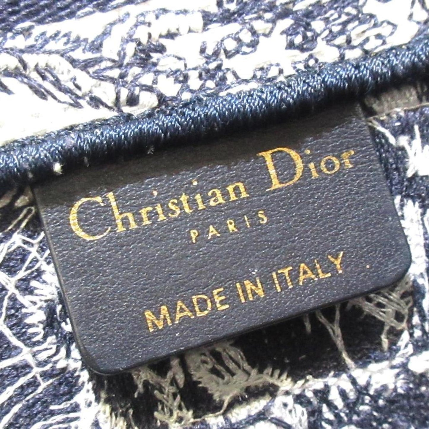 Dior Book Tote Canvas Tote Bag (Pre-Owned)