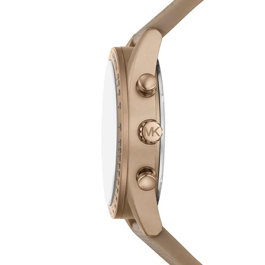 Men's Accelerator Chronograph Beige Gold-Tone Nylon Watch 42mm