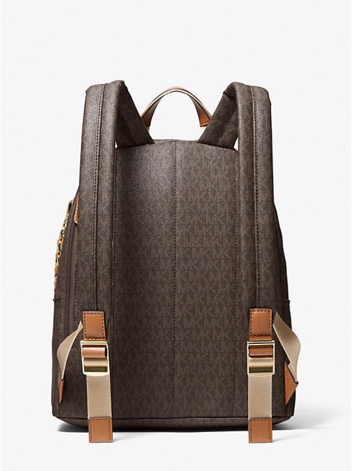 Slater Medium Signature Logo Stripe Backpack