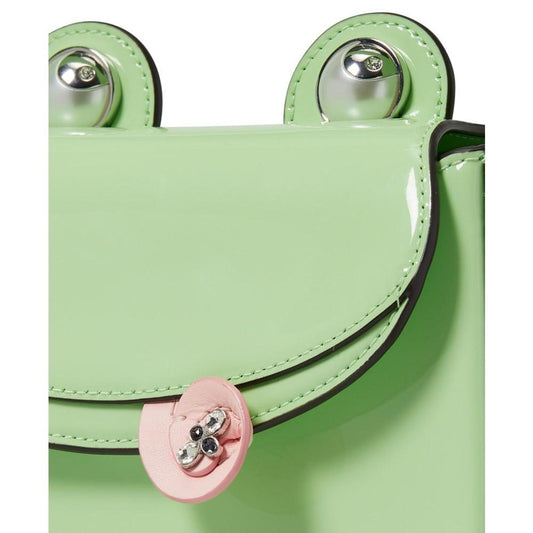 Lily Patent Leather 3D Frog Small Hobo